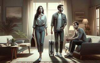 Scheidung Immobilie. Neuer Partner der Ex will einziehen