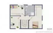 Grundriss 2 - Baugrundstück mit Baugenehmigung für zwei Doppelhaushälften mit je ca. 112 m² Wfl. in Gevelsberg