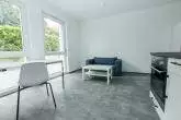 Vivaldipark Campus Bochum Wohn- und Essbereich mit Blick ins Grüne - Vermietet! – DAS BESTE FÜR DEIN STUDIUM! Hochwertige und möblierte Wohnung mit Waldblick!
