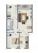 Grundriss - Perfekte 3 Zimmer ETW mit Balkon, Einbauküche und Garage in Gevelsberg-Silschede