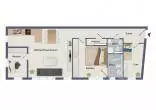 Grundriss - Top vermietet! Barrierearme EG-Wohnung mit Garten mitten im Gevelsberger Zentrum